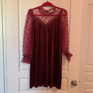Umgee Velour Dress - Large